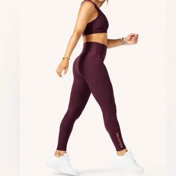 Beyond Yoga Pants & Jumpsuits Peloton X Beyond Yoga Maroonfig